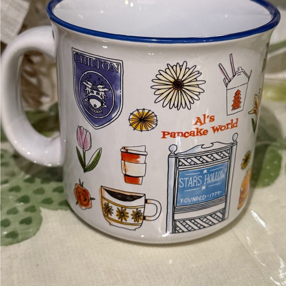 Warner Bros- Gilmore Girls- Stars Hollow Ceramic Mug with Blue Accents - Picture 2 of 6